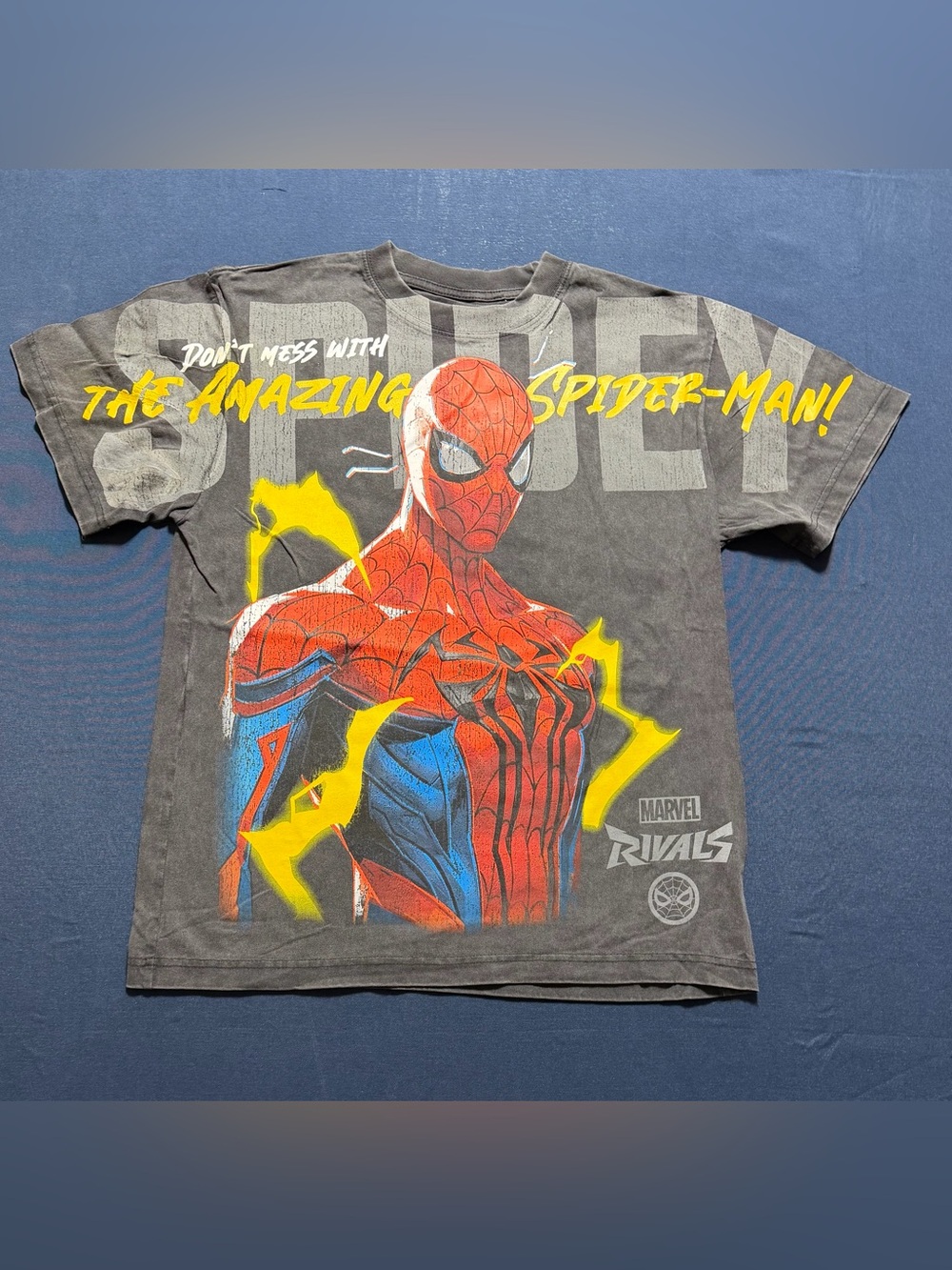 100% Cotton Size S Marvel Rivals The Amazing Spider-Man Graphic T-Shirt